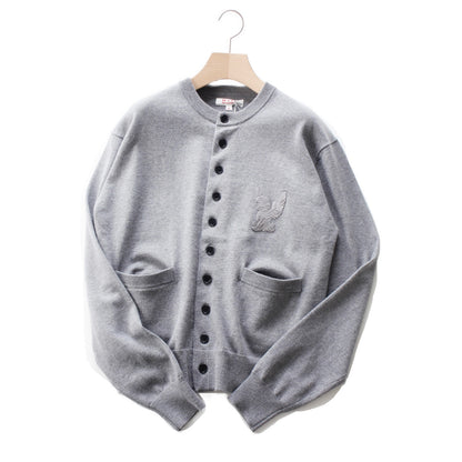 10 BUTTONS CARDIGAN /grey