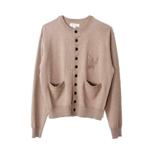 10 BUTTONS CARDIGAN  / brown