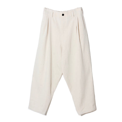 Natural Dyed 2tuck Trouser/  off white
