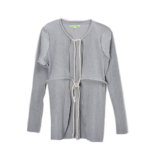 to do kotohayokozawa /CRISP ROPE CARDIGAN / gray
