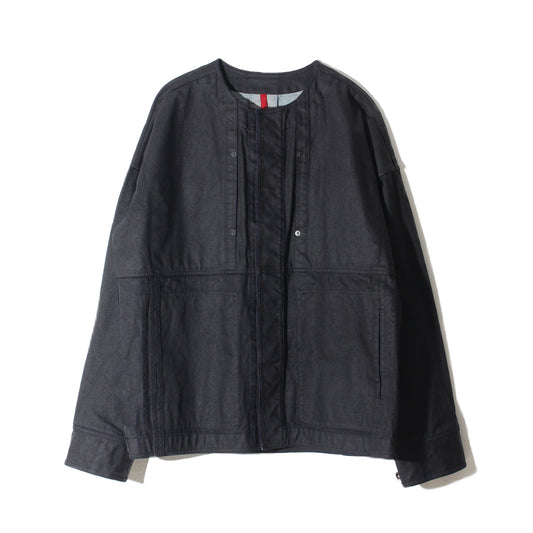 Sumi-Coating indigo Denim Jacket / Sumi-black