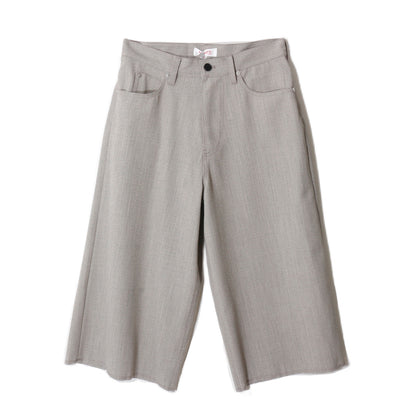 CANVAS SHORTS / white birch