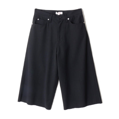 CANVAS SHORTS / black ebony