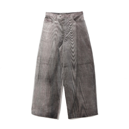 mirage_ bleach_corduroy_pants / black