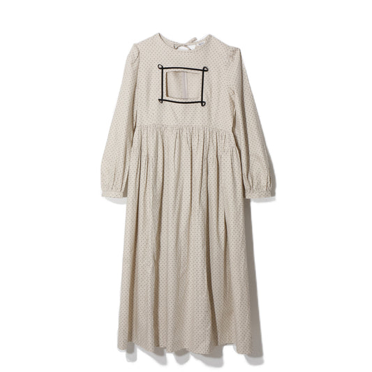 暮chic  /額縁ワンピース /dot