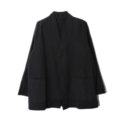 OC絹シャンブレー羽織 / 黒