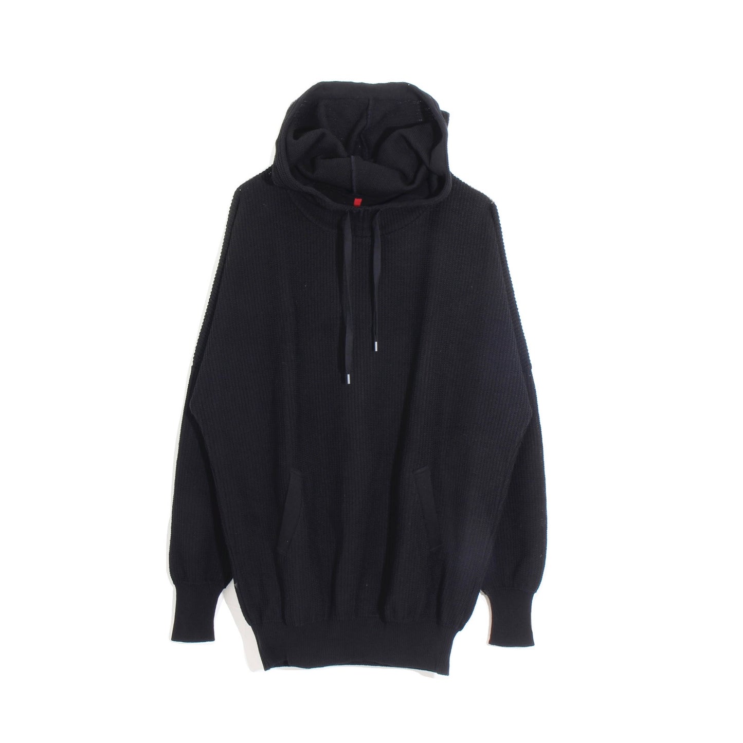 Cotton coarsely hoody / black