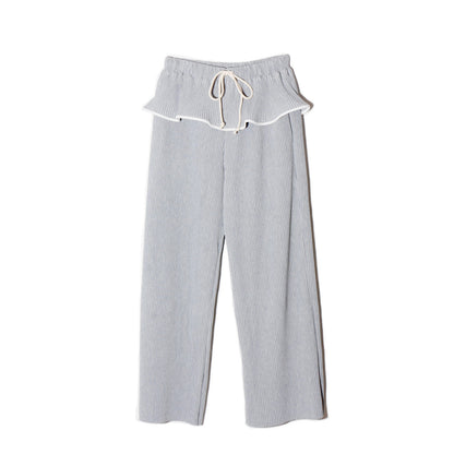 to do kotohayokozawa / crisp piping pants /gray