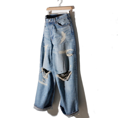MB BAGGY JEANS ANGEL DAMAGE / indigo