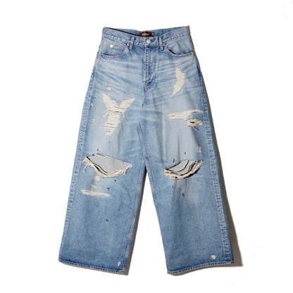 MB BAGGY JEANS ANGEL DAMAGE / indigo