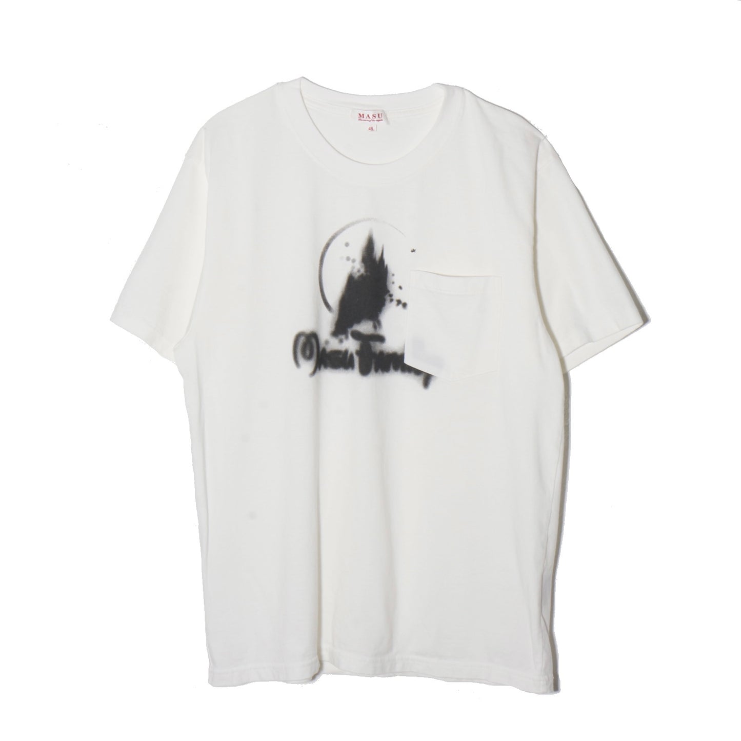 CASTLE POCKET T-SHIRT / white
