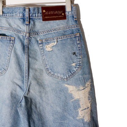 MB BAGGY JEANS ANGEL DAMAGE / indigo