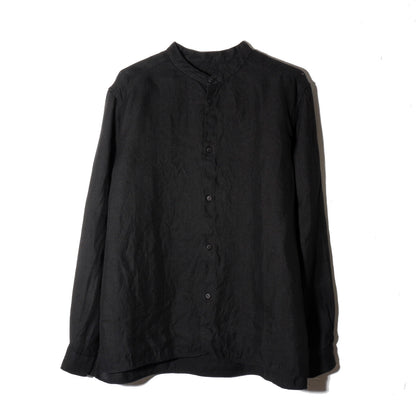 和紙大麻シャツ / 黒