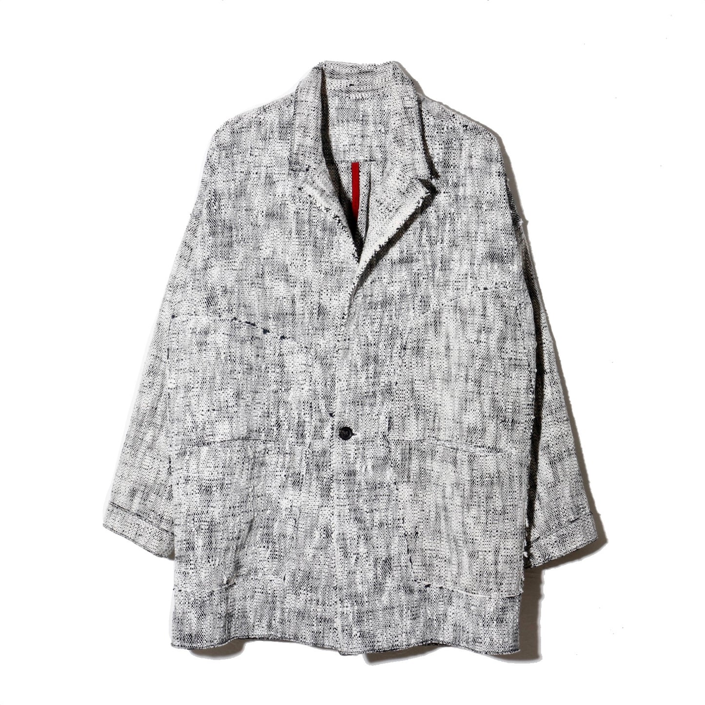 0 Count KhadiCotton Jacket / wh×na