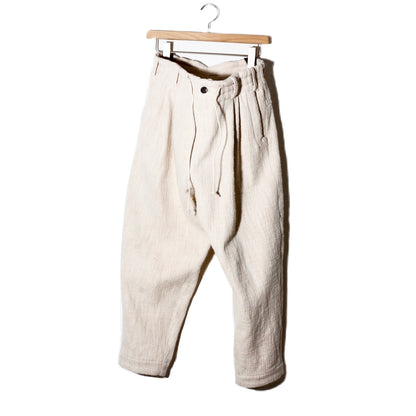 0 Count KhadiCotton  Gokuraku Pants/ off white