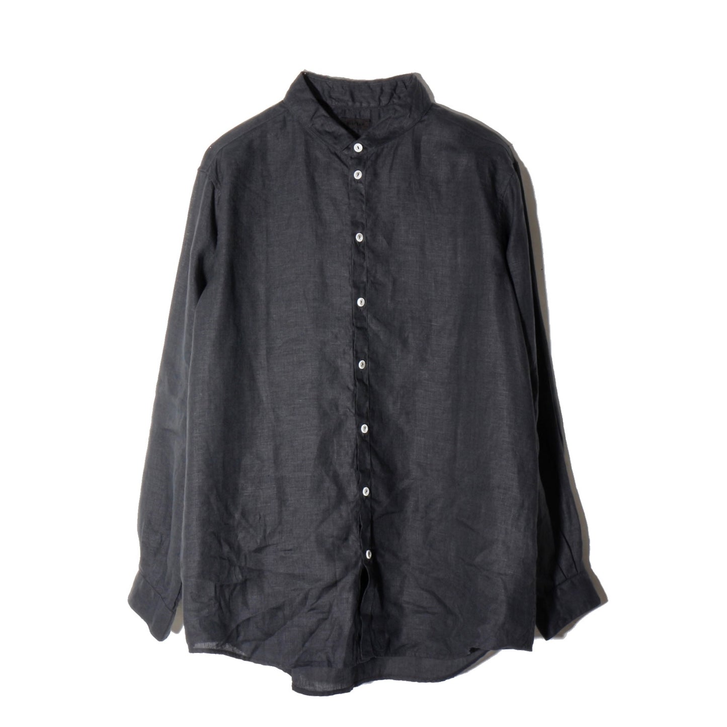 大麻シャツ大 / 墨黒