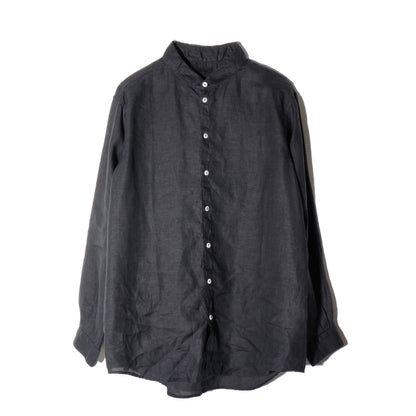 大麻シャツ大 / 墨黒