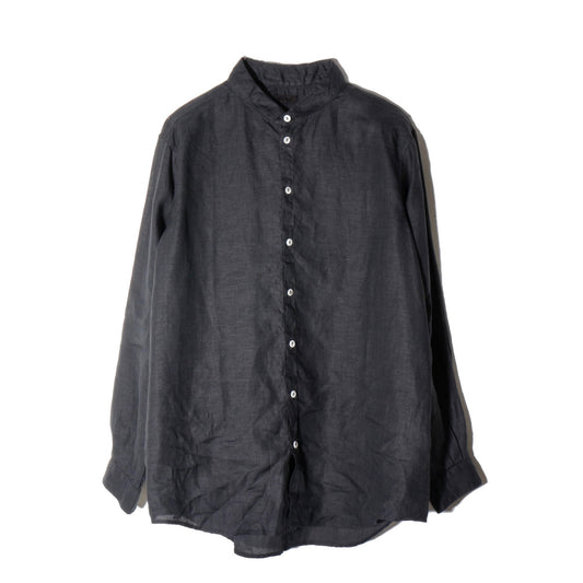 大麻シャツ大 / 墨黒