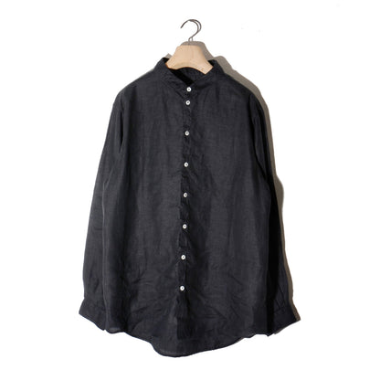 大麻シャツ大 / 墨黒