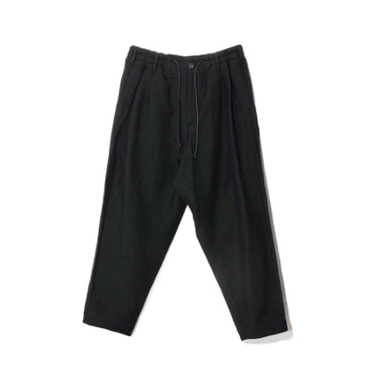 Linen Wool Gokuraku Pants / khaki black