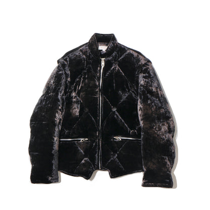 VICTORIAN SOFA DOWN JACKET / black