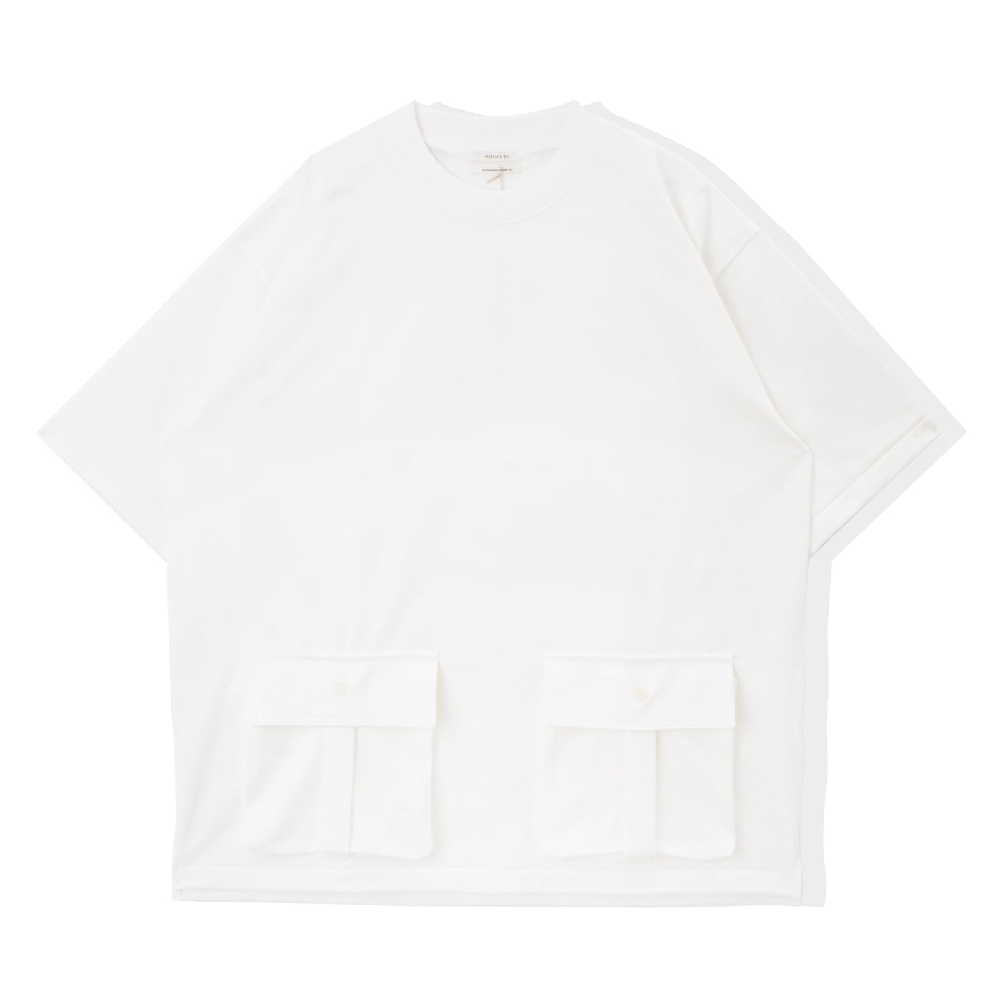 Heavy cotton pocket Tee / white