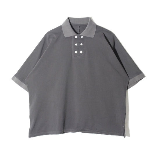 DOUBLE POLO / ink black