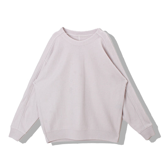 Light Gima Cotton Wide Sweater / white