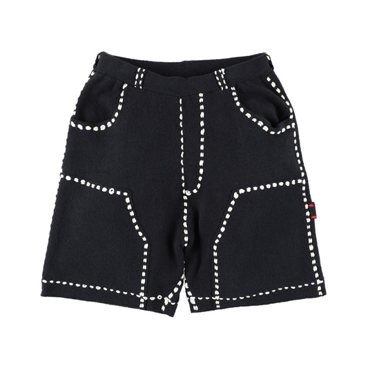 SUMMER PG1 DOUBLE KNEE SHORTS / bk