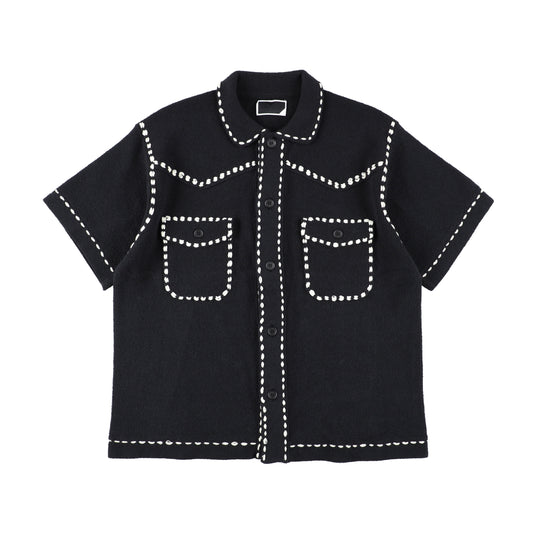 SUMMER PG1 WESTERN SHIRT. / bk