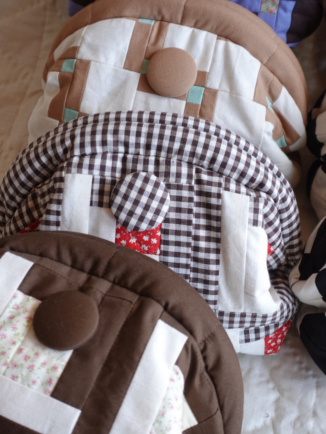 【HOUSE QUILT】 / NUUME BAG＜STEP BLOCK＞　※受注生産アイテムとなります。