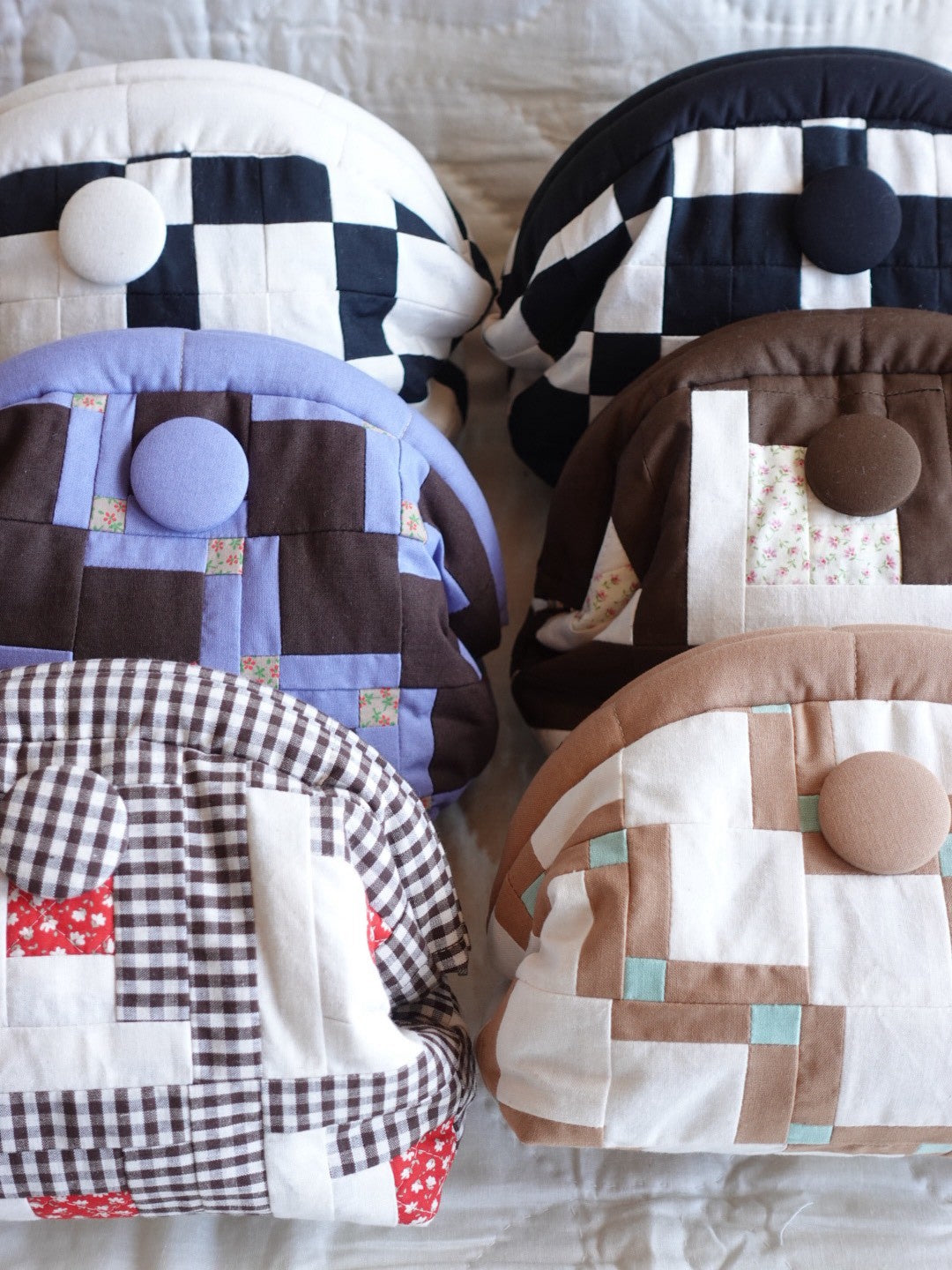 【HOUSE QUILT】 / NUUME BAG＜STEP BLOCK＞　※受注生産アイテムとなります。