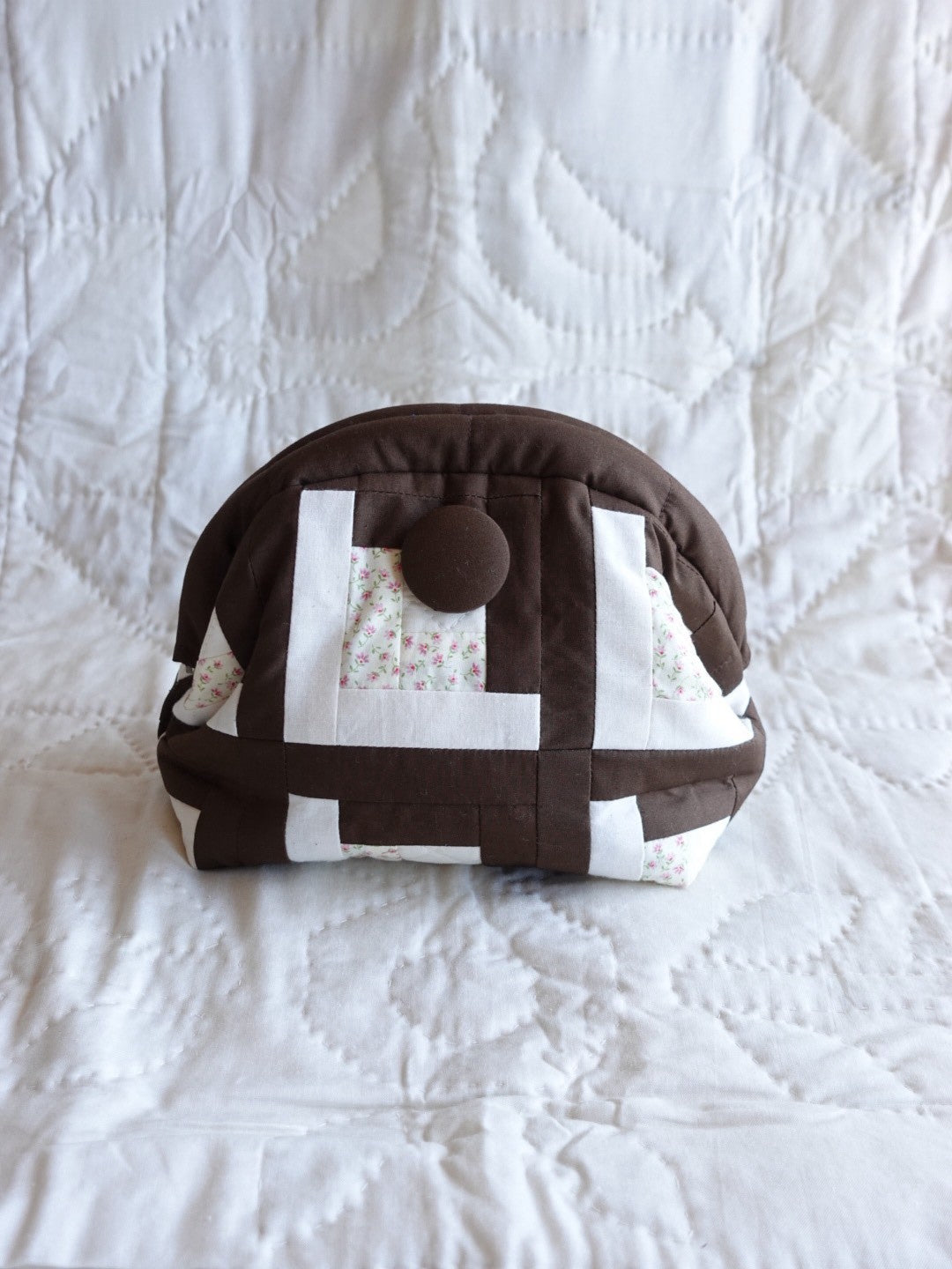 【HOUSE QUILT】 / NUUME BAG＜LOG CABIN＞　※受注生産アイテムとなります。