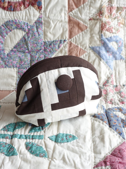 【HOUSE QUILT】 / NUUME BAG＜LOG CABIN＞　※受注生産アイテムとなります。