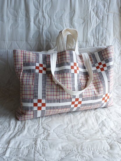【HOUSE QUILT】 / BIG TOTE BAG＜SQUARE＞　※受注生産アイテムとなります。