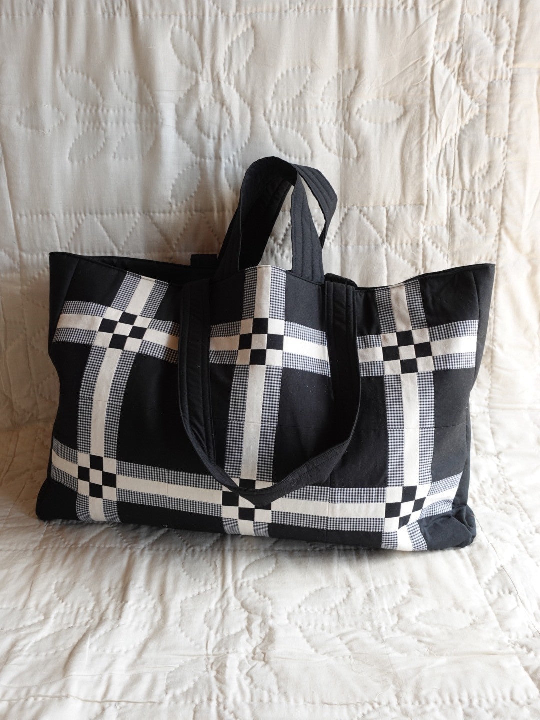 【HOUSE QUILT】 / BIG TOTE BAG＜SQUARE＞　※受注生産アイテムとなります。