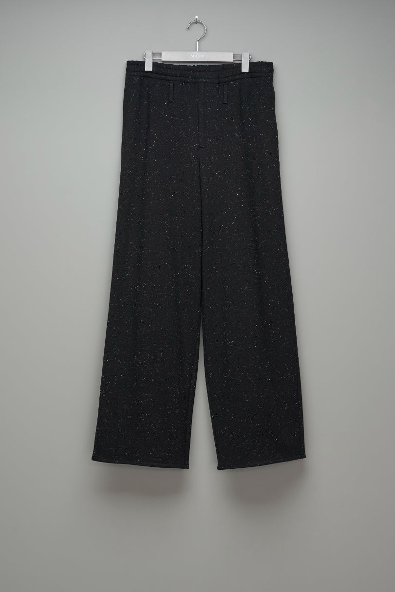 WIDE SWEAT PANTS /bk