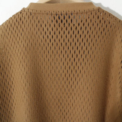 slited melton sweater / camel