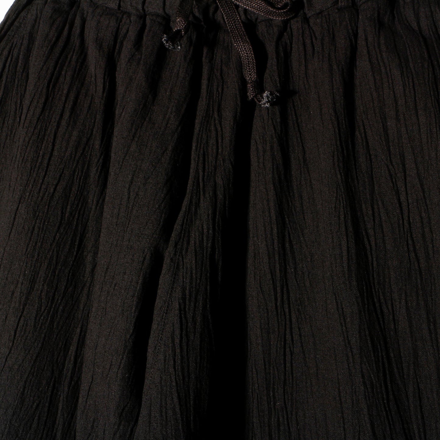 強撚竹パンツ / 黒