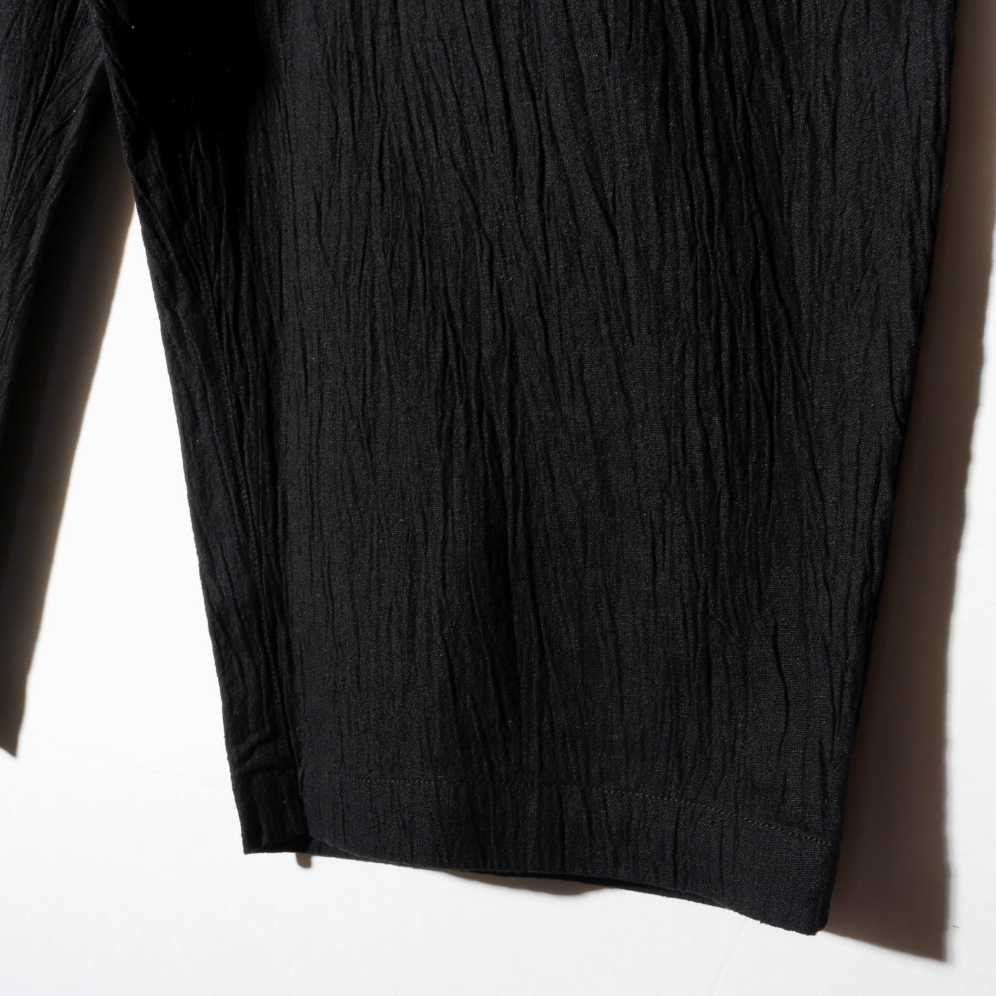 強撚竹パンツ / 黒