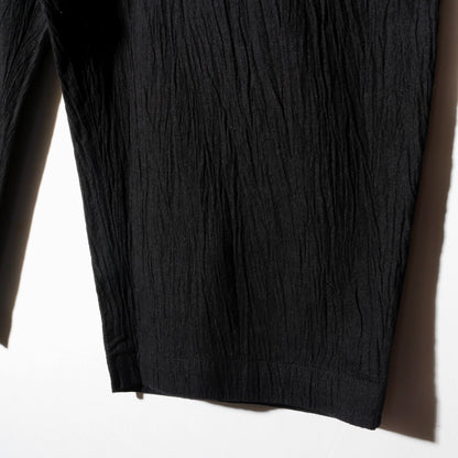 強撚竹パンツ / 黒