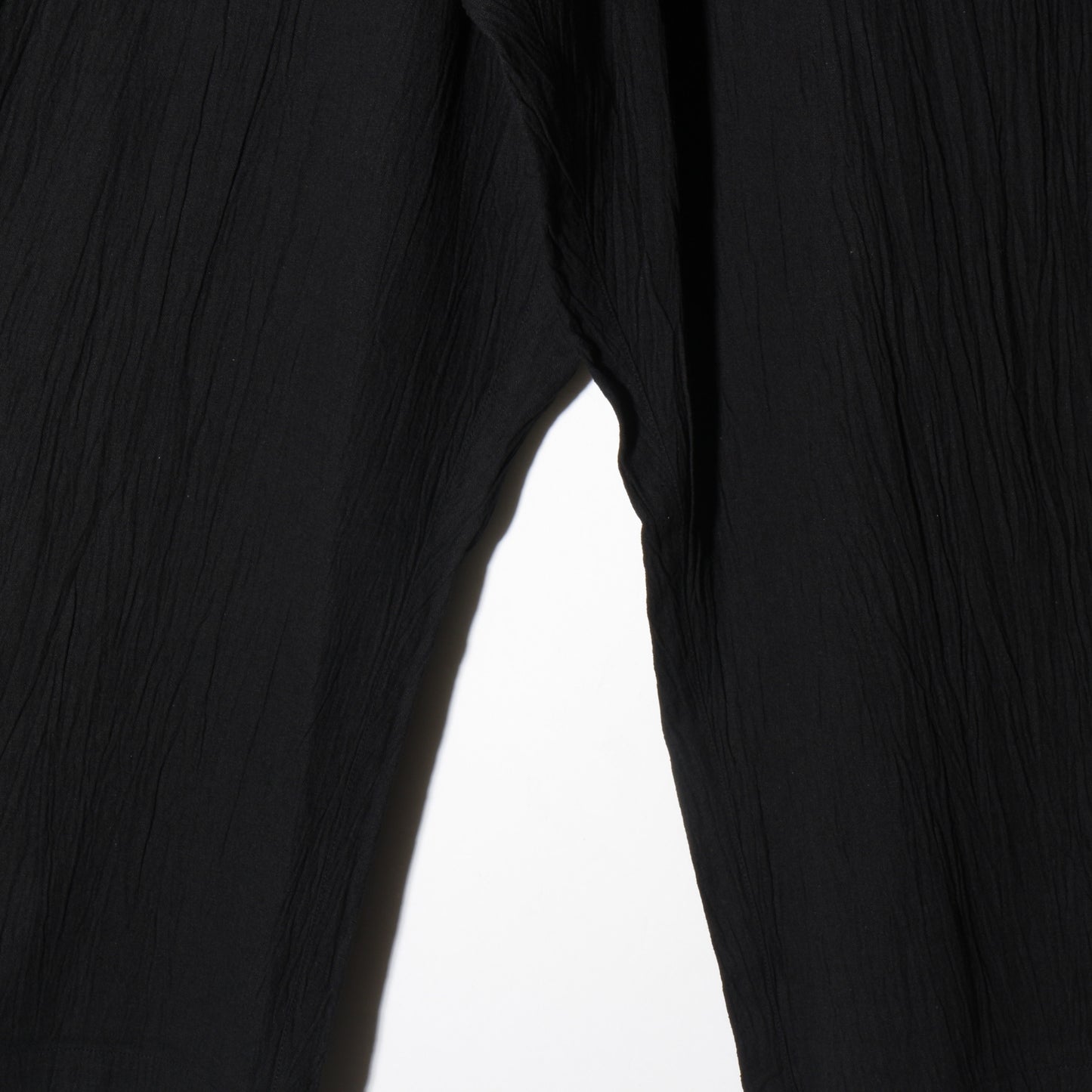 強撚竹パンツ / 黒