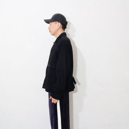 written by /thick twill denim jacket /black