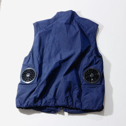 HIDESIGN / Air Flow Vest/ navy<br>※受注生産商品となります