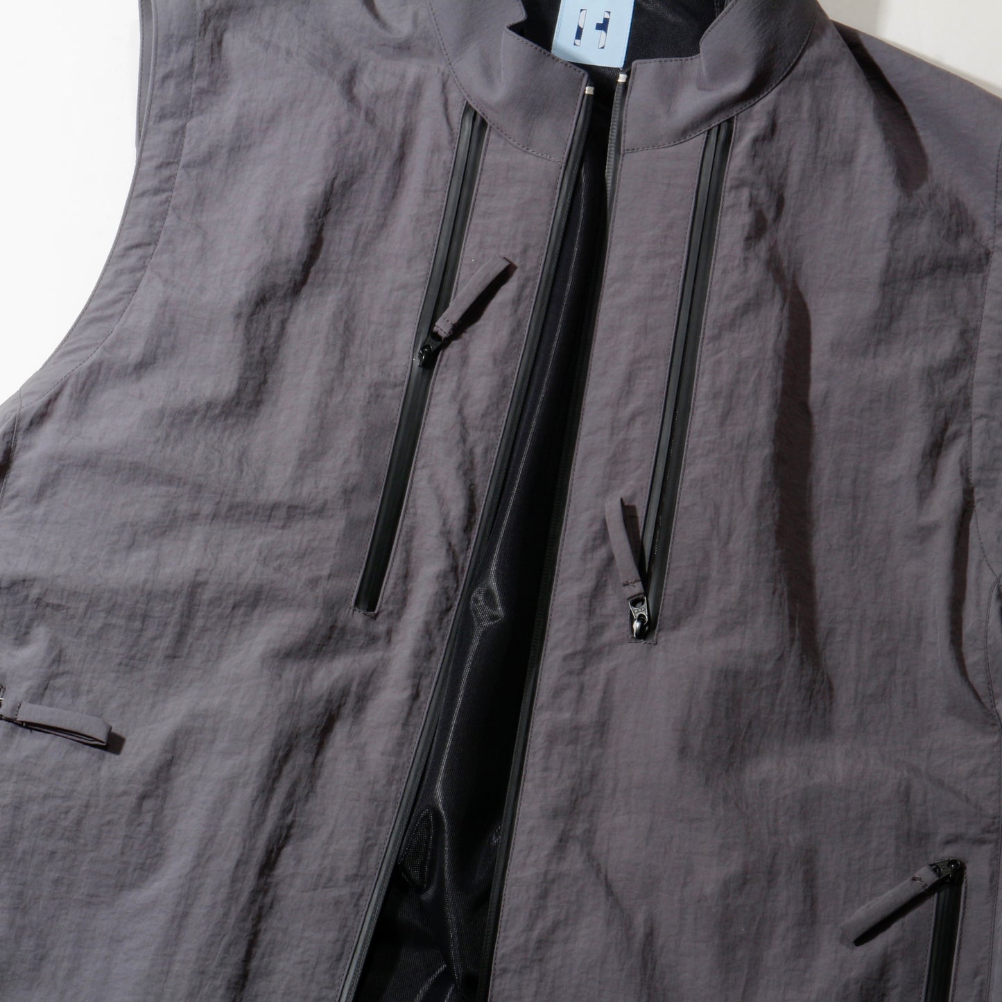 HIDESIGN / Air Flow Vest / gray<br>※受注生産商品となります