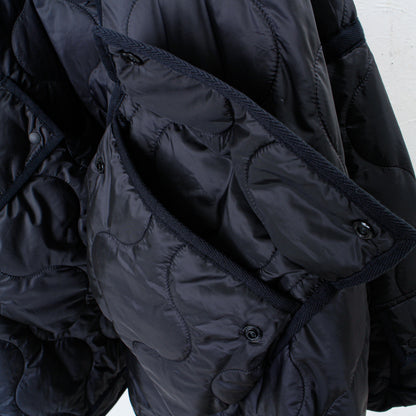 FUTON QUILT COAT / black