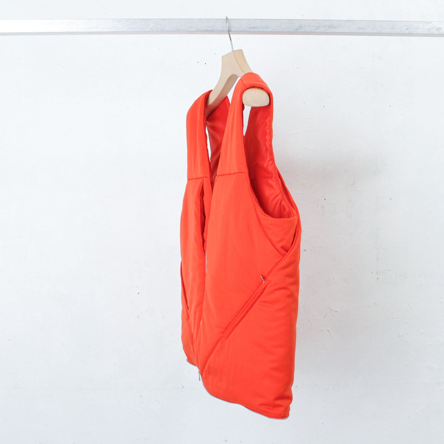 vestbag / orange / wool