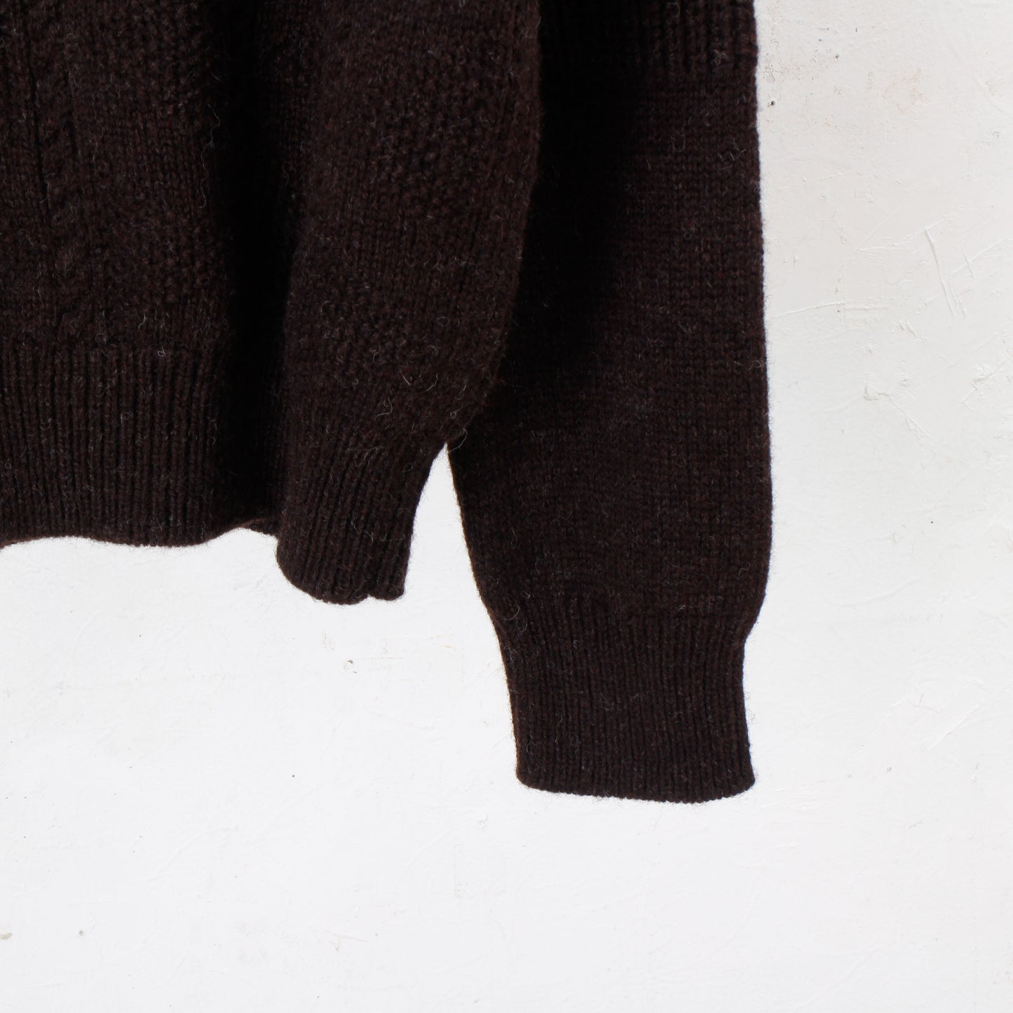 gansey knit  / brown