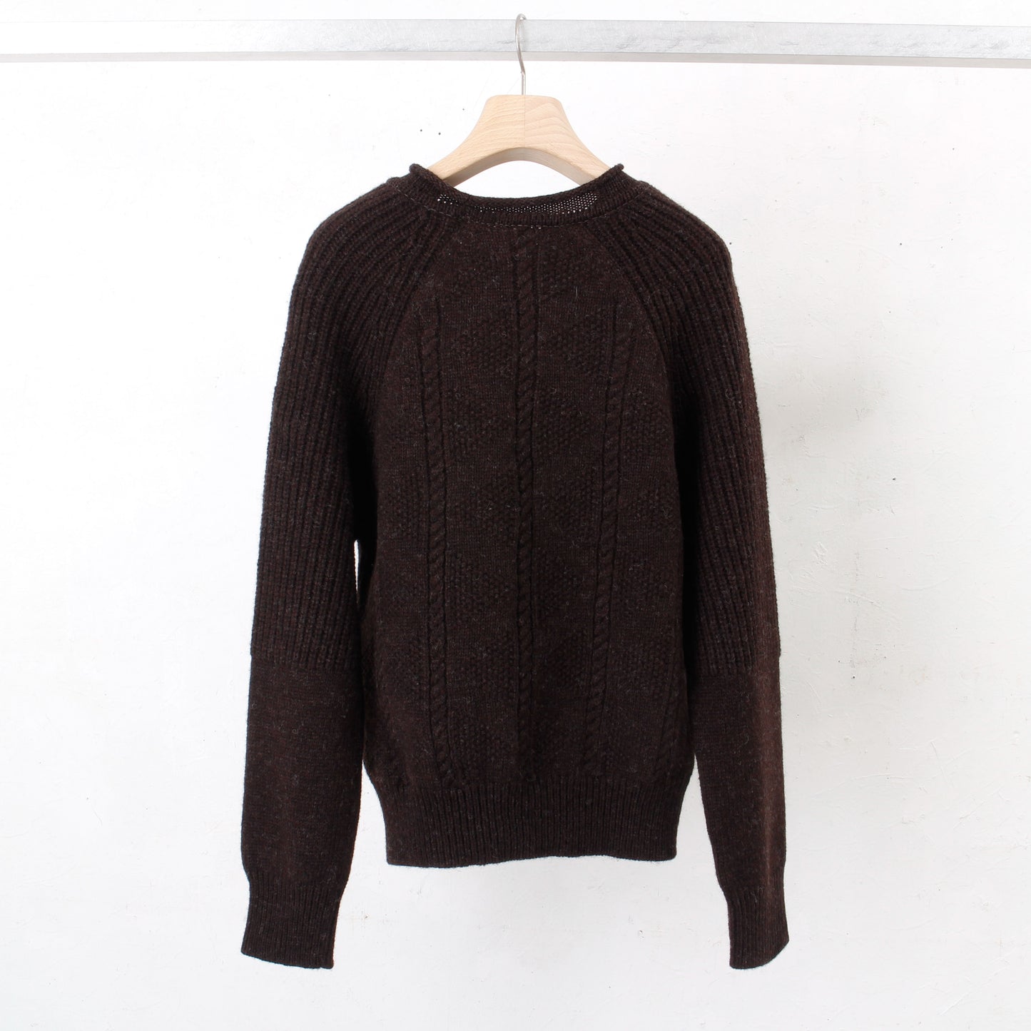 gansey knit  / brown