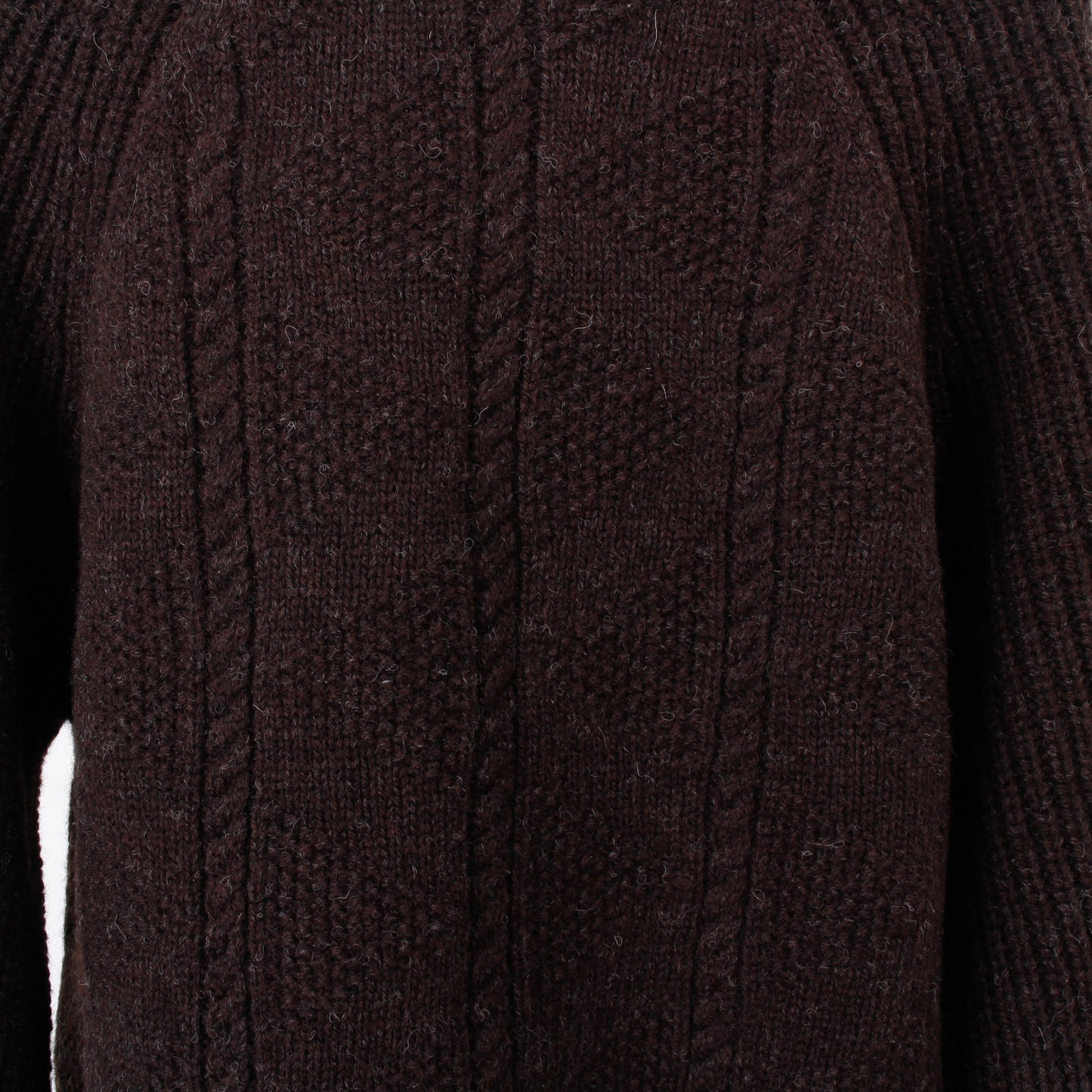 gansey knit  / brown